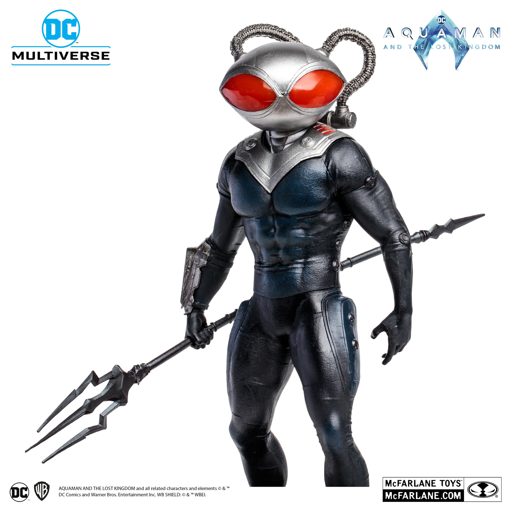 black manta aquaman and the lost kingdom 12 pvc statue mcfarlane toys