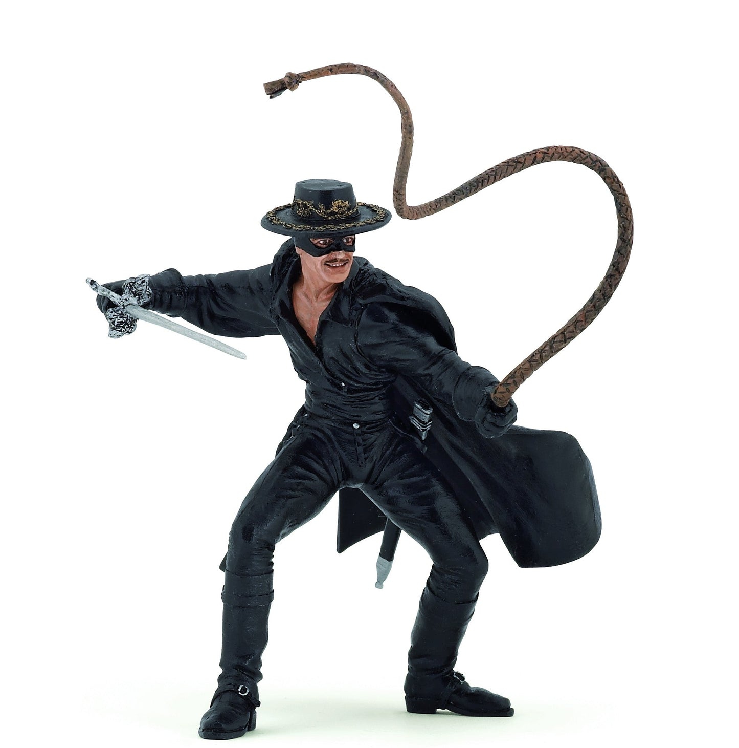 Zorro figurine with whip