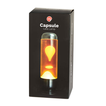 Lampe à lave Capsule - Orange/Jaune