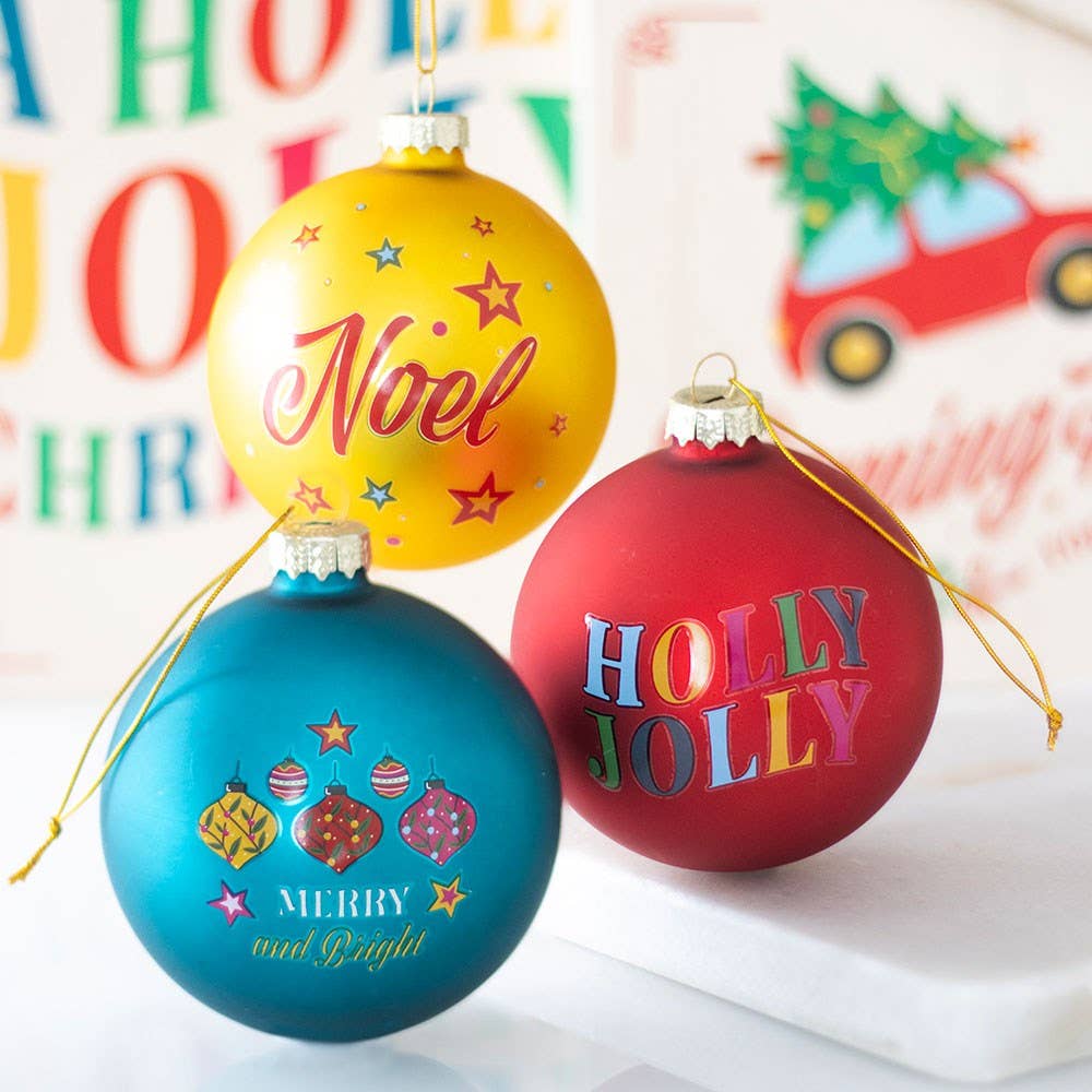 Boules de Noël Nostalgique 3-Pack