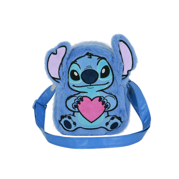 Disney Lilo & Stitch - Peluche a forma di cuore con tracolla