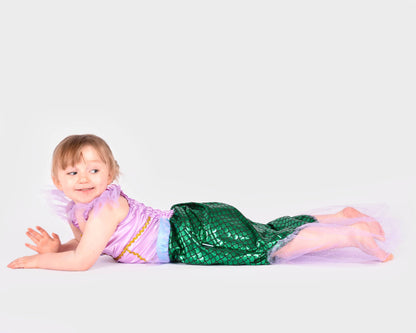 Robe de sirène 110-116 cm pour enfants de 4 à 6 ans