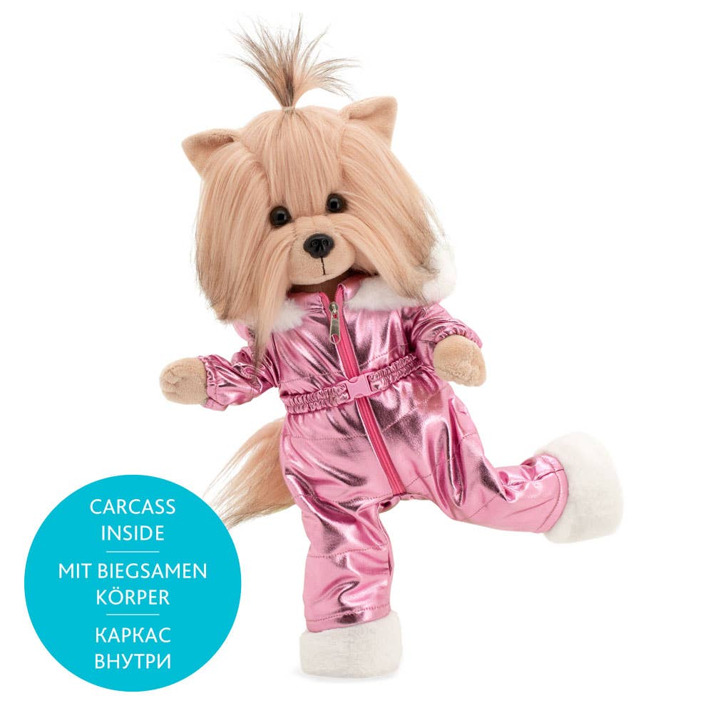 Muñeca Perro Yoyo de la Suerte: Montaña Nevada - 38 cm