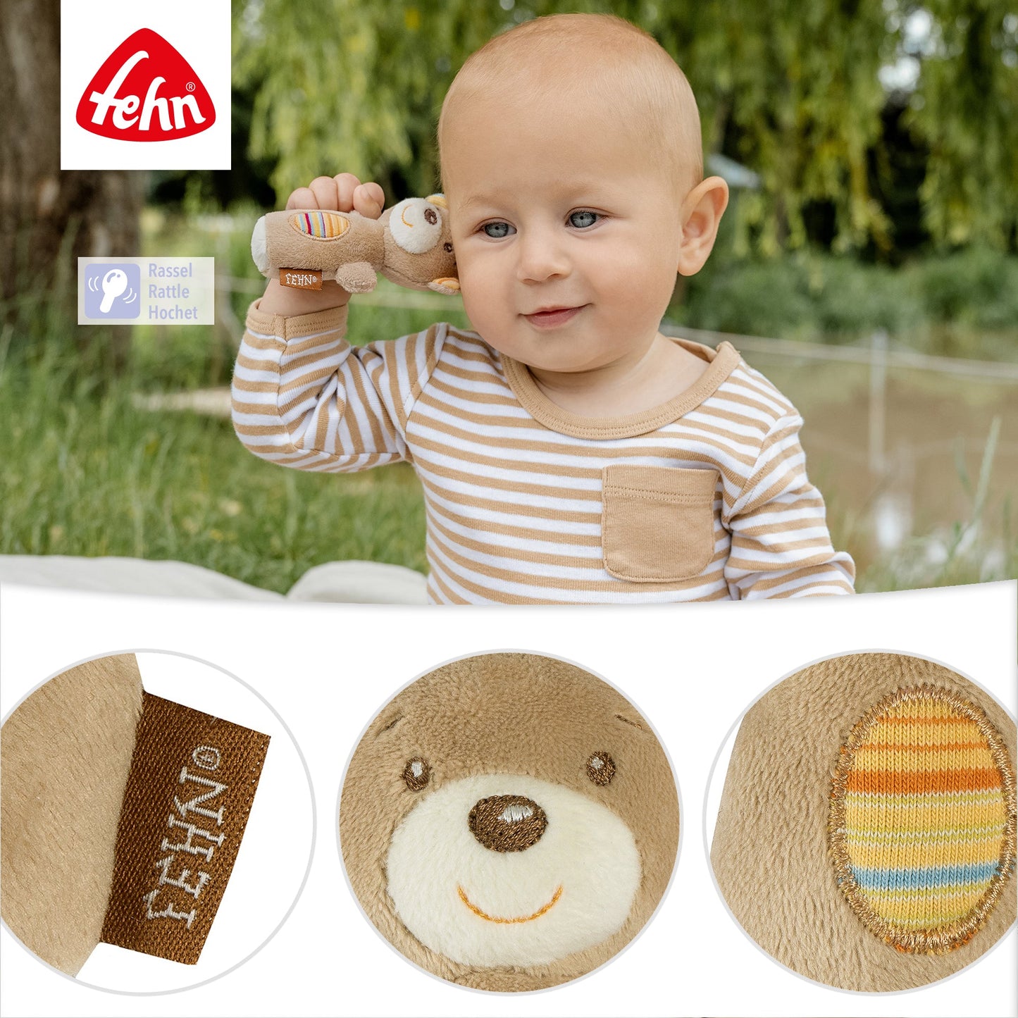 Mini-Rattle Teddy