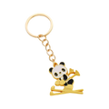 Porte-clés Panda Skieur