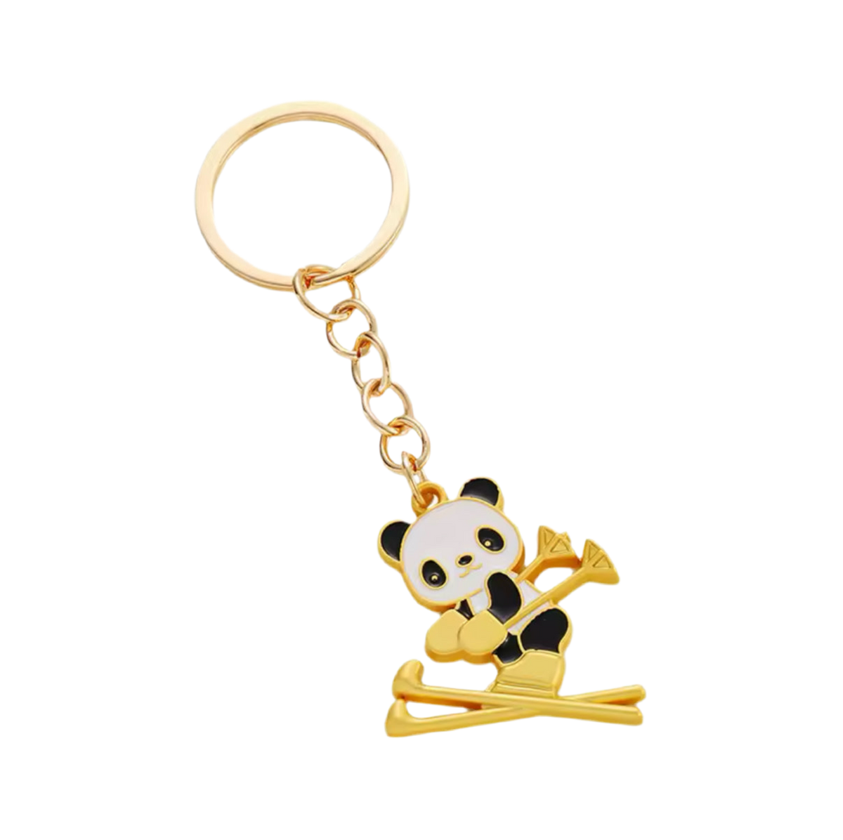 Porta-chaves Panda Esquiador