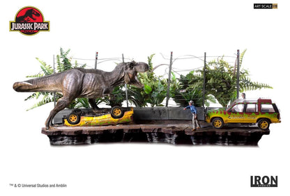 Statue T-Rex Attack - Art Scale 1/10 - Jurassic Park - Set A/B