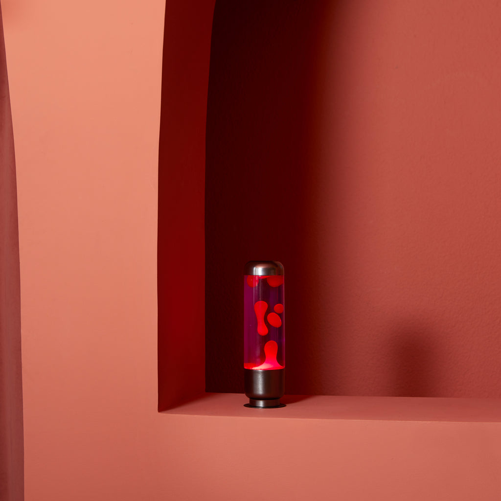 Lampe à lave Capsule - Violet/Rouge