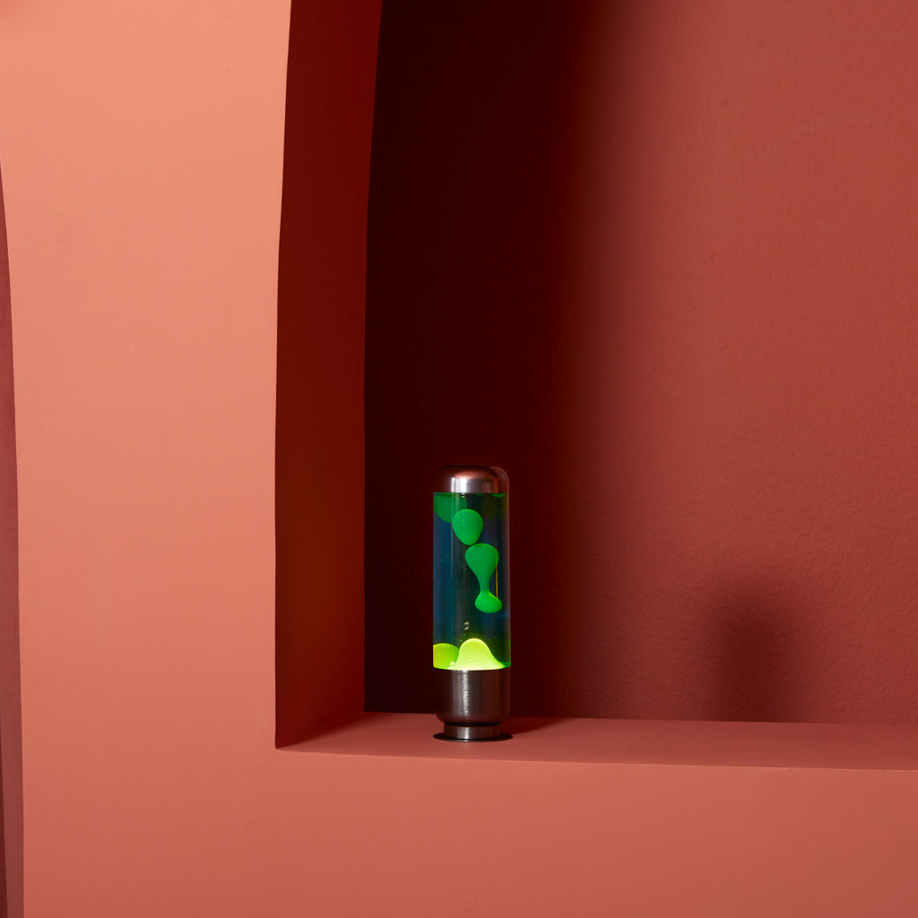 Lampe à lave Capsule - Bleu/Vert