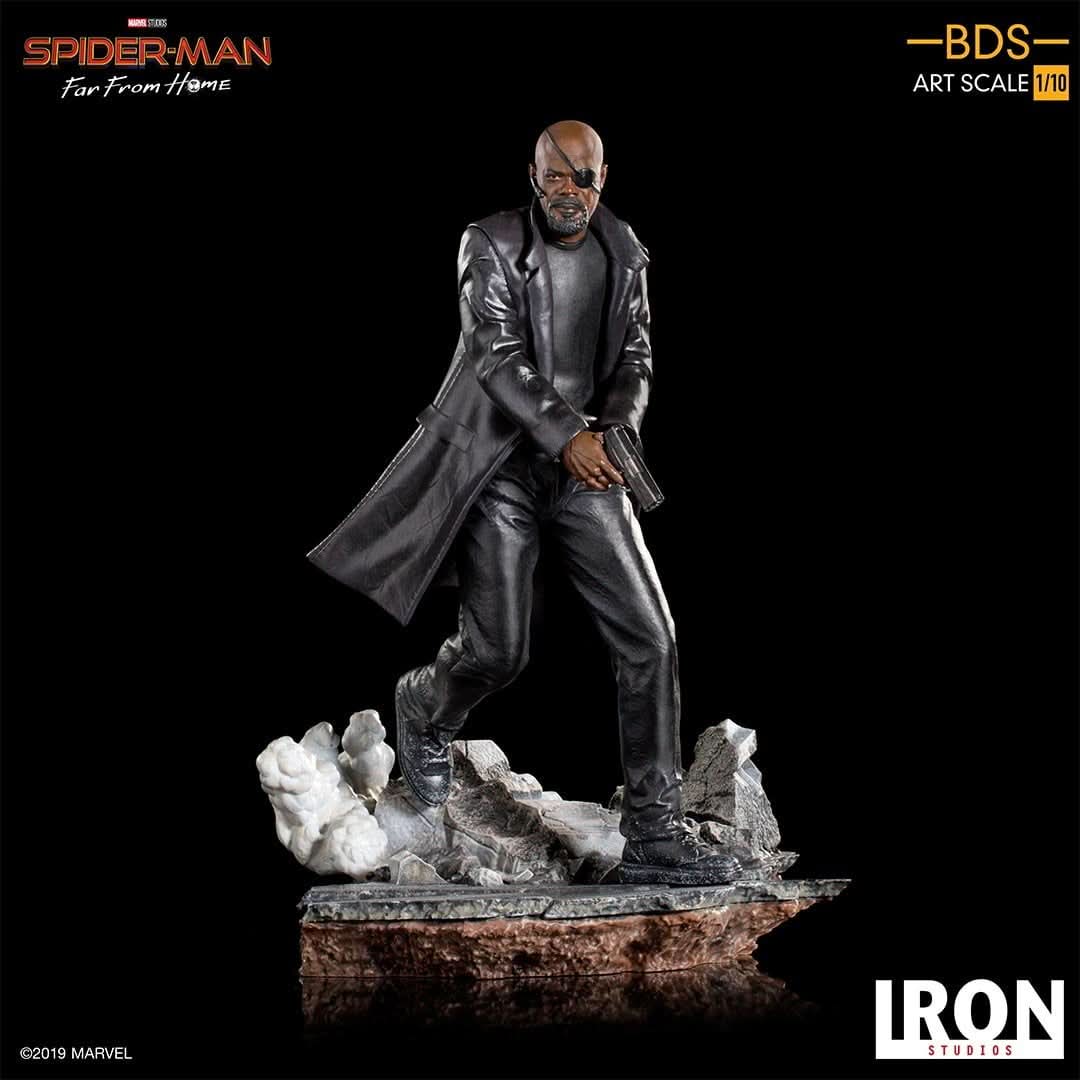 Nick Fury Statue - Spider-Man: Far From Home - Art Scale 1/10 - Iron Studios