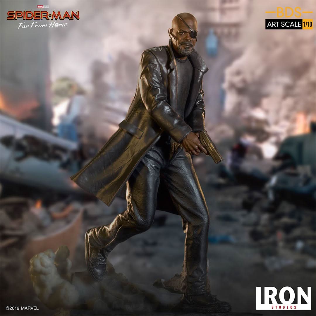 Nick Fury Statue - Spider-Man: Far From Home - Art Scale 1/10 - Iron Studios