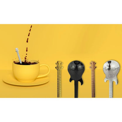 Cuillères à café Guitare – Set de 4 Winkee – vue 2