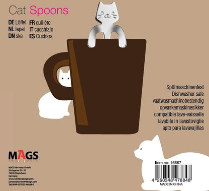 Cuillères à café Chatons – Set de 4 Winkee – vue 4