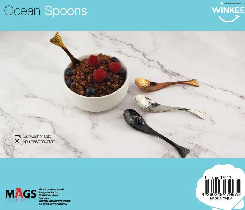 Cuillères Océan – Set de 4 Winkee – vue 5