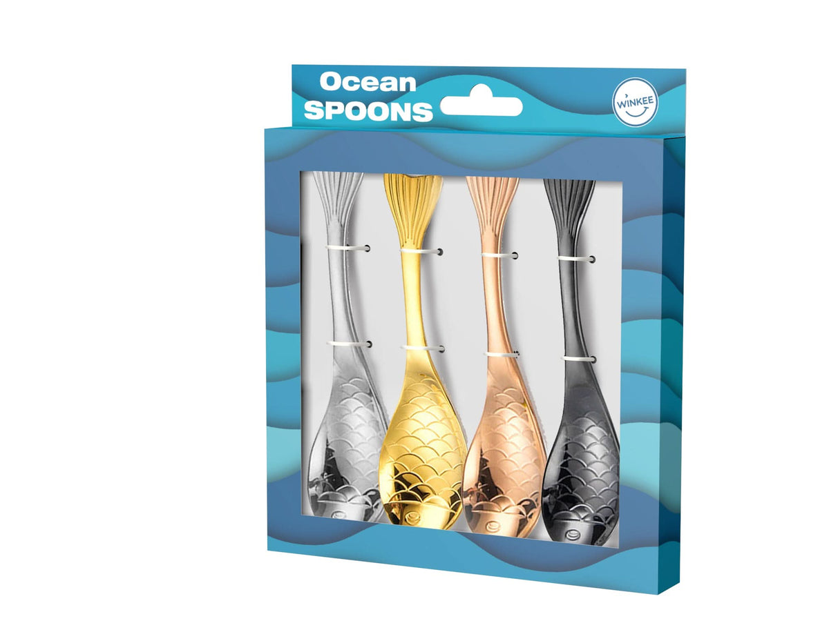 Cuillères Océan – Set de 4 Winkee – vue 4