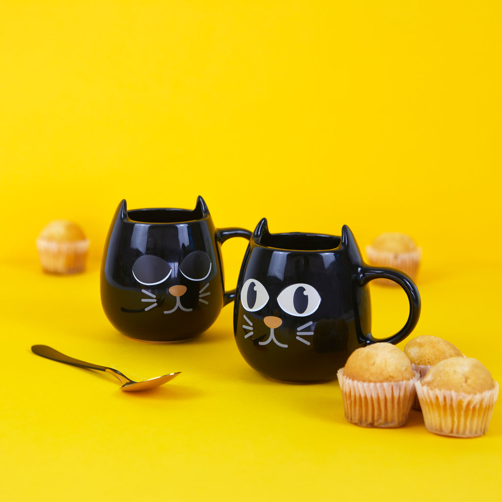Wake Cat Espresso Coffee cup set