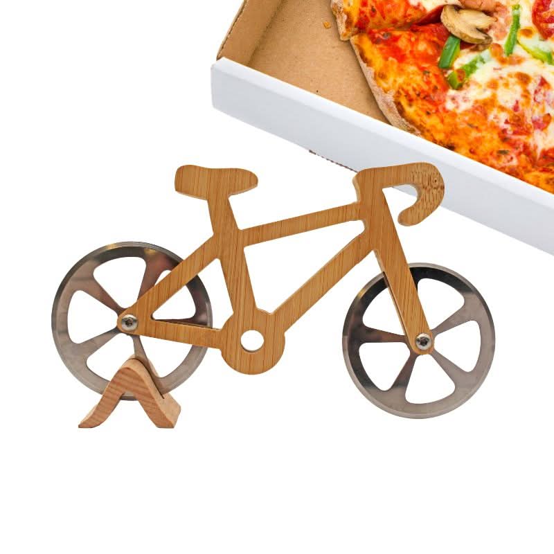 Coupe-pizza Vélo en bois Winkee – vue 2
