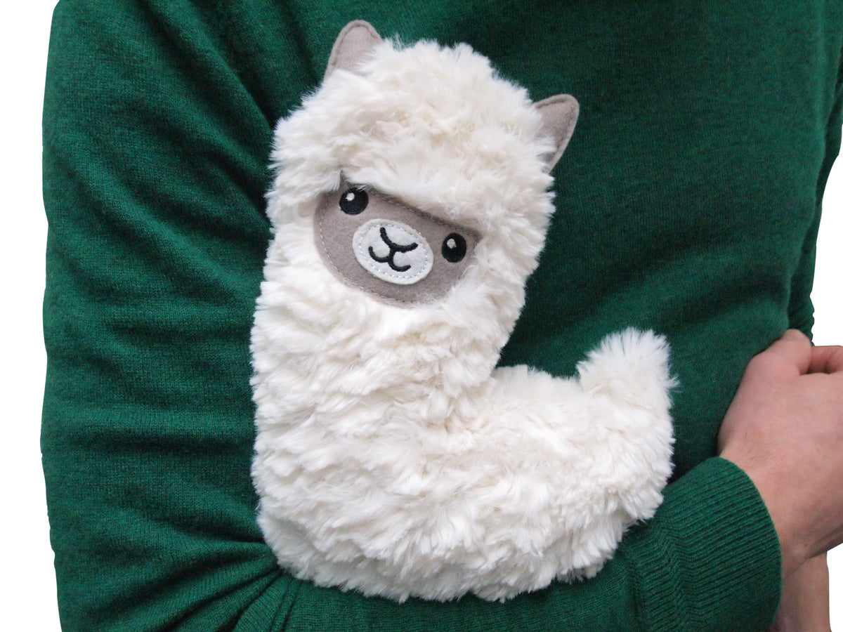 Heatable Huggable Fluffy Llama