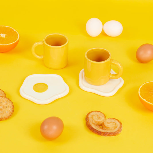 Sunny Side Up Coffee cup set
