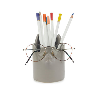 Nosy Buddy Cat Pencil Holder and Glasses Holder