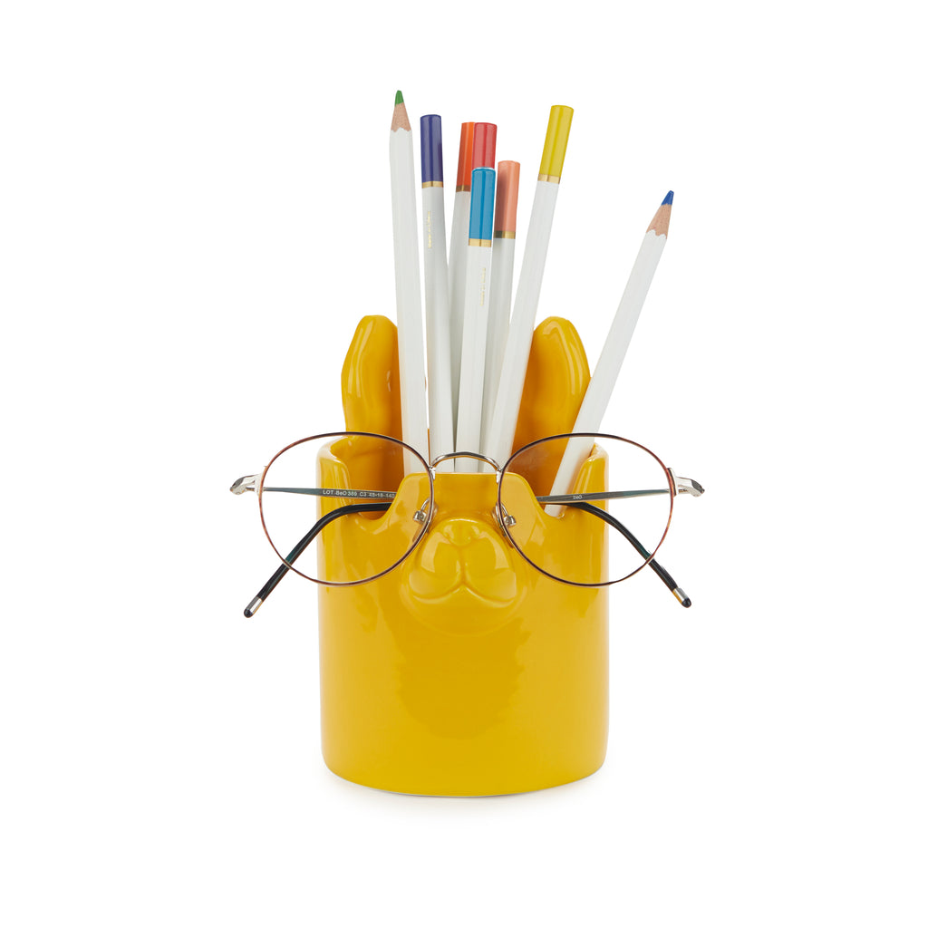 Nosy Buddy Dog Pencil Holder and Glasses Holder