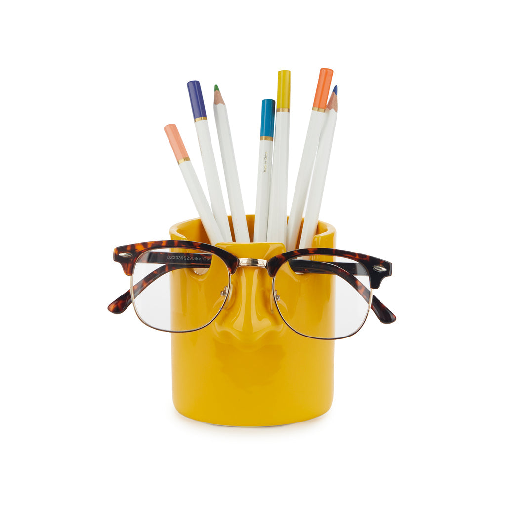 Nosy Buddy Pencil Holder and Glasses Holder