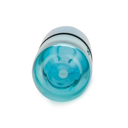 Water Pill Bottle and Drinking Glass