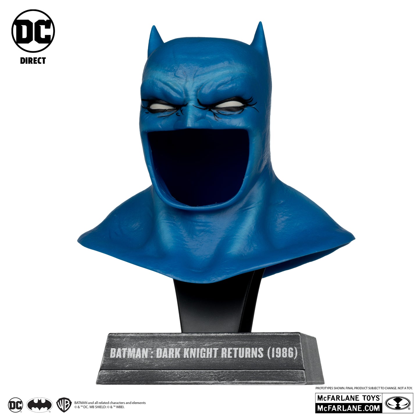 batman dark knight returns cowl replica 1 3 scale mcfarlane toys
