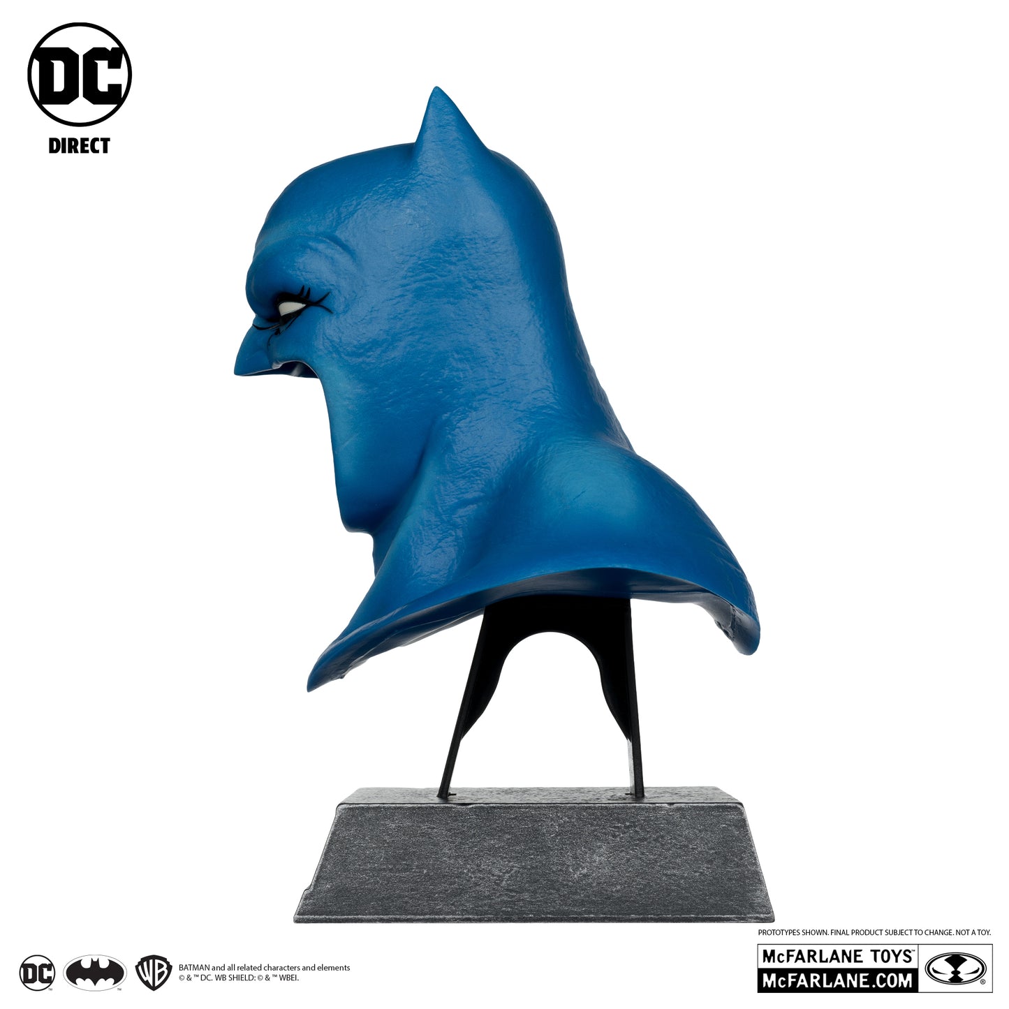 batman dark knight returns cowl replica 1 3 scale mcfarlane toys