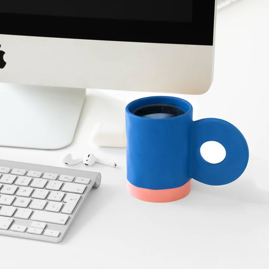 Mug en Céramique Bleu Helio Ferretti Vue 1