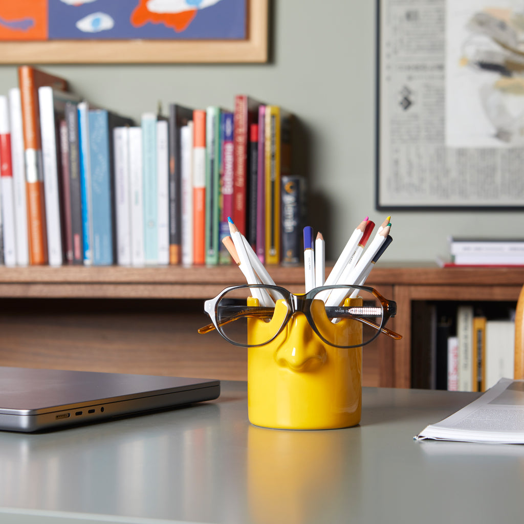 Nosy Buddy Pencil Holder and Glasses Holder