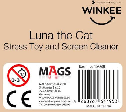 Balle anti-stress et nettoyant d’écran Chat Luna Winkee – vue 3