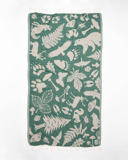 Serviette turque – Woodland Forest – produit scientifique Cognitive Surplus EU, vue 2