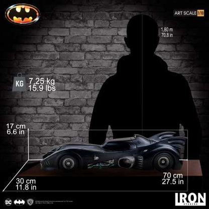 Batmobile Statue - Batman 1989 - Art Scale 1/10 - Iron Studios