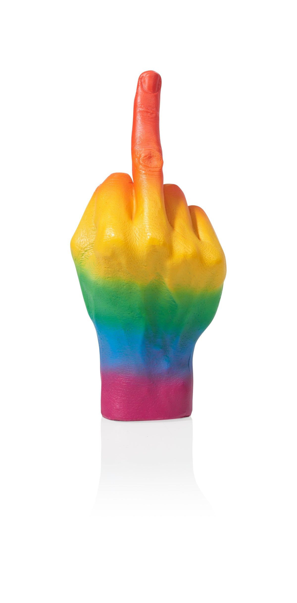 Sculpture Main The Finger Arc-en-Ciel