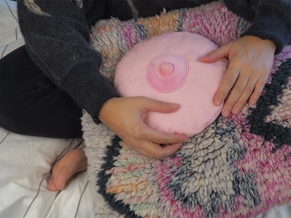 Bouillotte Huggable Sein Rose