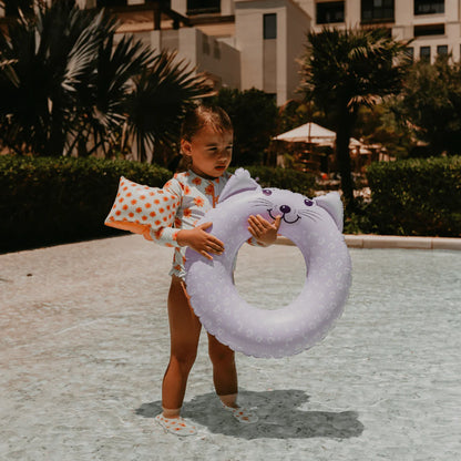 Lilac Leopard Bath Buoy 