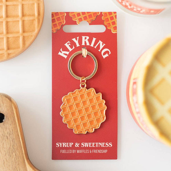 Porta-chaves de waffle