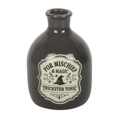 Vase et porte-bougie en forme de fiole de potion « Malice et Magie »