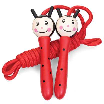 CORDE À SAUTER EN BOIS