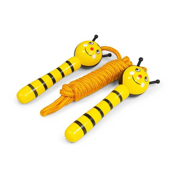 Corde à Sauter en Bois – Modèle Animal Assorti