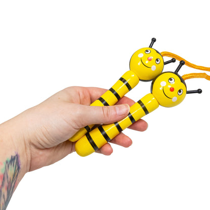 CORDE À SAUTER EN BOIS