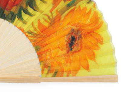 Hand fan, Sunflowers, Van Gogh