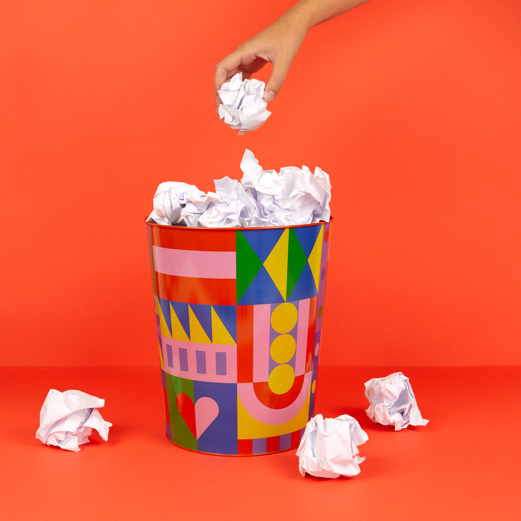 Corbeille à papier Los Pepes Hearts