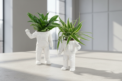 Vaso de flores astronautas