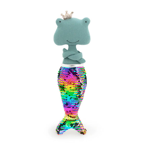 Cotton soft toy, Fiona The Frog: Mermaid-29cm-3+
