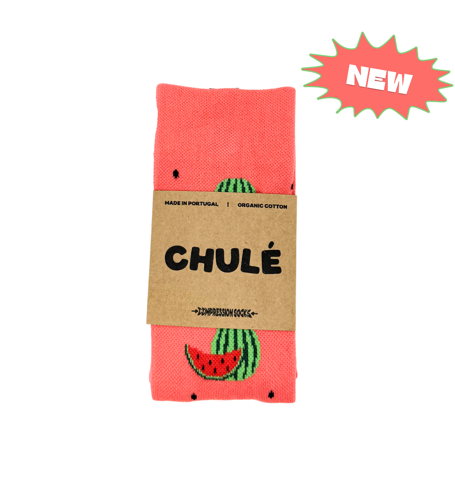 Chaussettes de Compression « Pastèque » - Chulé