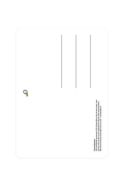 Carte postale avec cygne Coscoroba