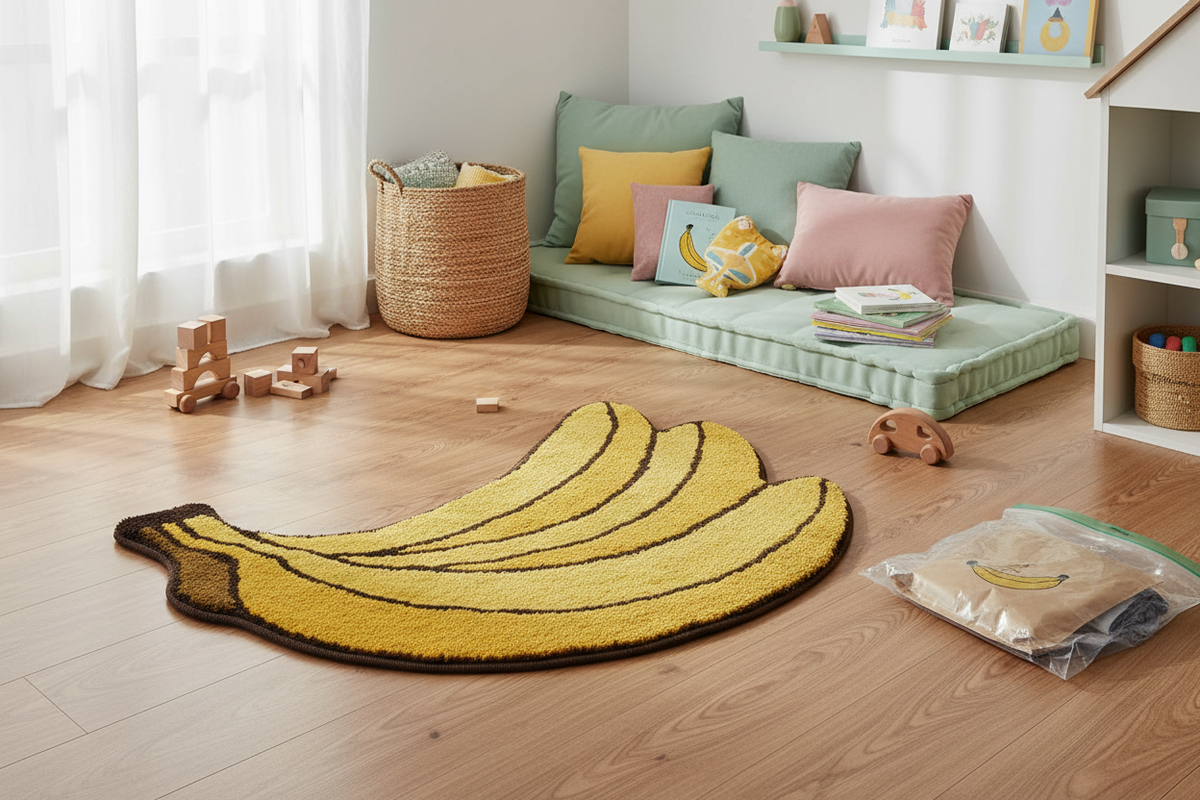 Tapete para dieta da banana