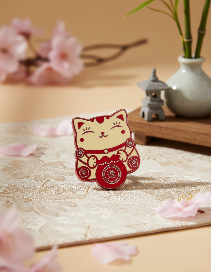 Lucky Cat Pin